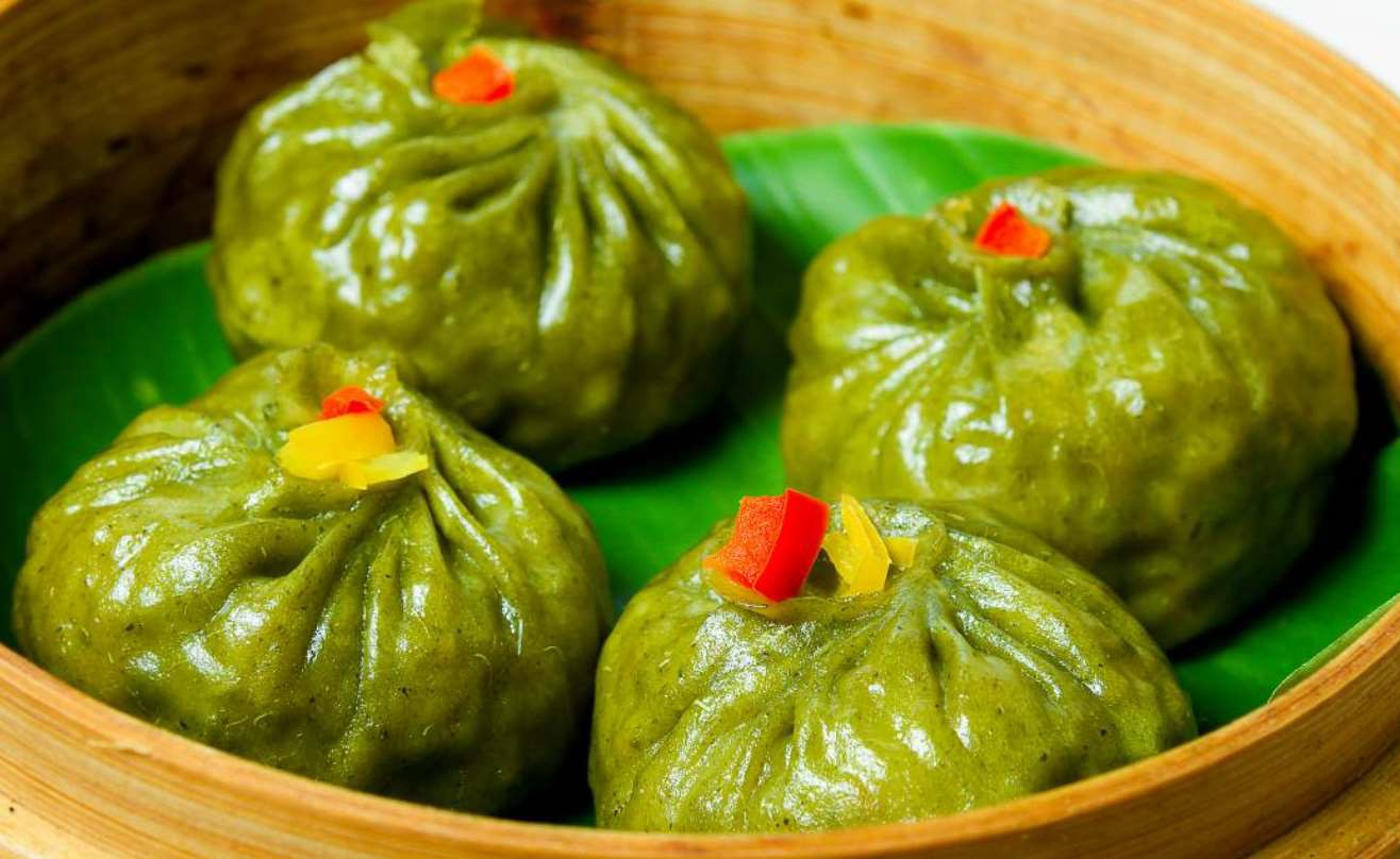 Spinach Momos